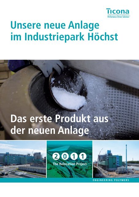 Das erste Produkt aus der neuen Anlage Unsere neue Anlage im ...