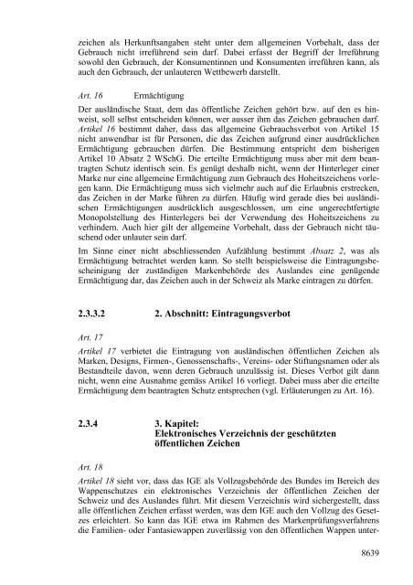 09.086 Botschaft zur Änderung des Markenschutzgesetzes und zu ...