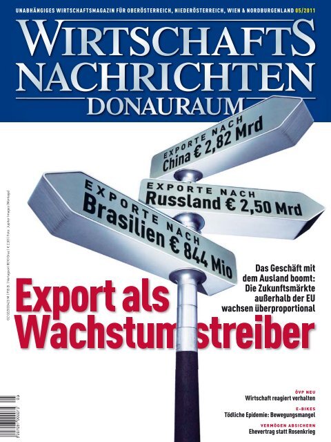 Ausgabe 05/2011 Wirtschaftsnachrichten Donauraum