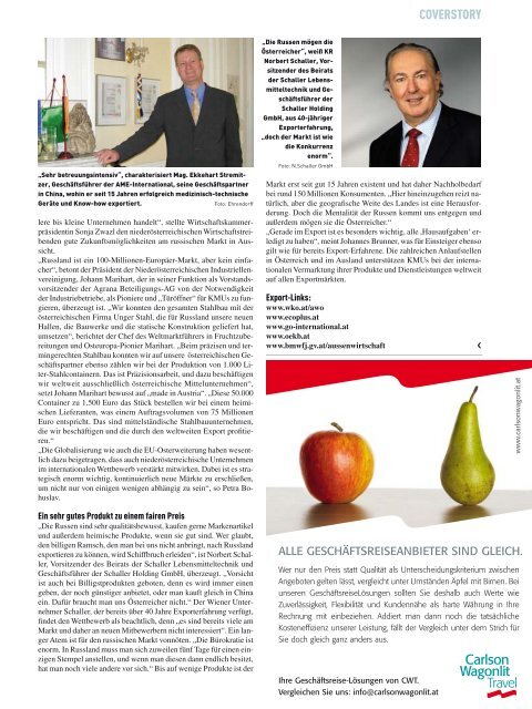 Ausgabe 05/2011 Wirtschaftsnachrichten Donauraum