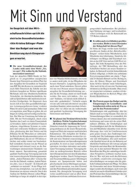 Ausgabe 05/2011 Wirtschaftsnachrichten Donauraum