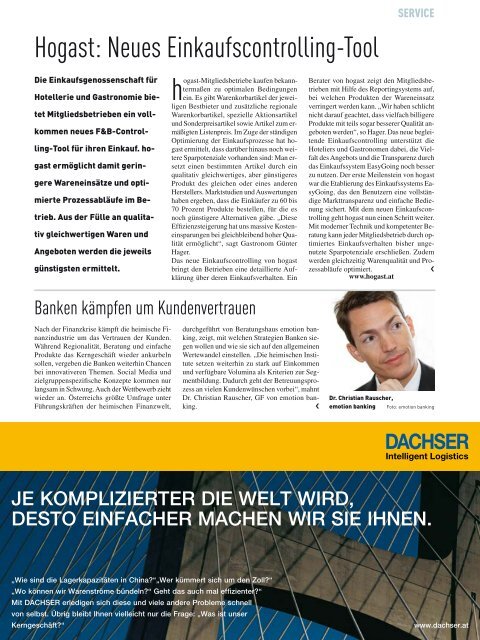 Ausgabe 05/2011 Wirtschaftsnachrichten Donauraum