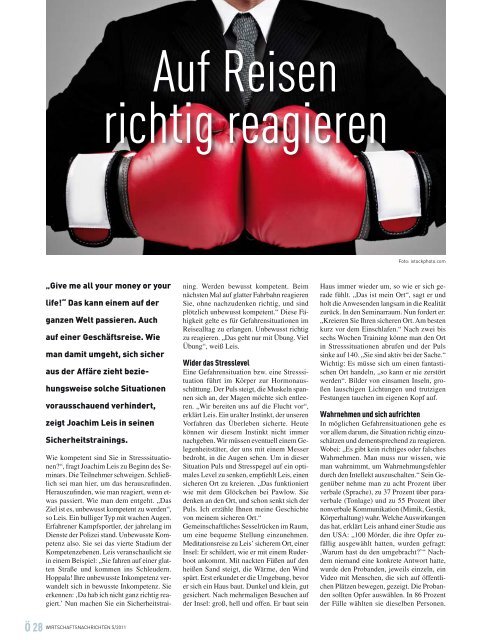 Ausgabe 05/2011 Wirtschaftsnachrichten Donauraum