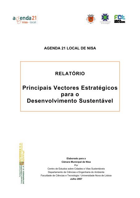 Principais Vectores EstratÃ©gicos para o Desenvolvimento SustentÃ¡vel