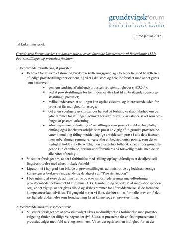 Referat fra styrelsesmÃ¸det i LÃ¸gumkloster, 25 - Grundtvig