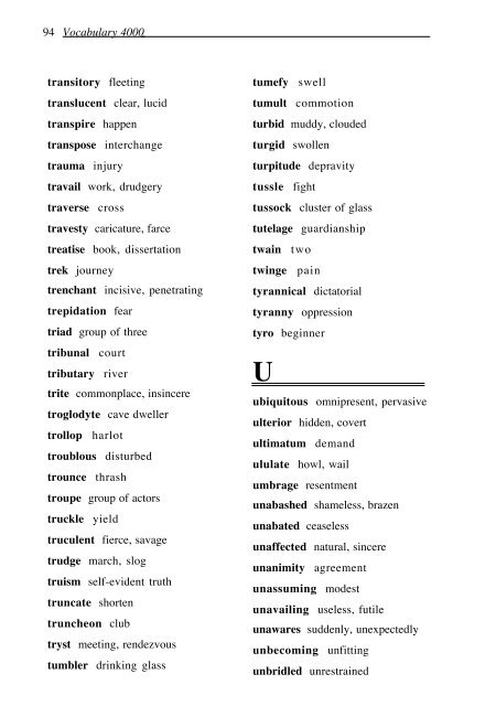 Vocabulary 4000 - Noel's ESL eBook Library