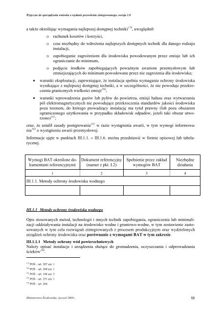 Pozwolenie zintegrowane - IPPC - Ministerstwo Ã…Âšrodowiska
