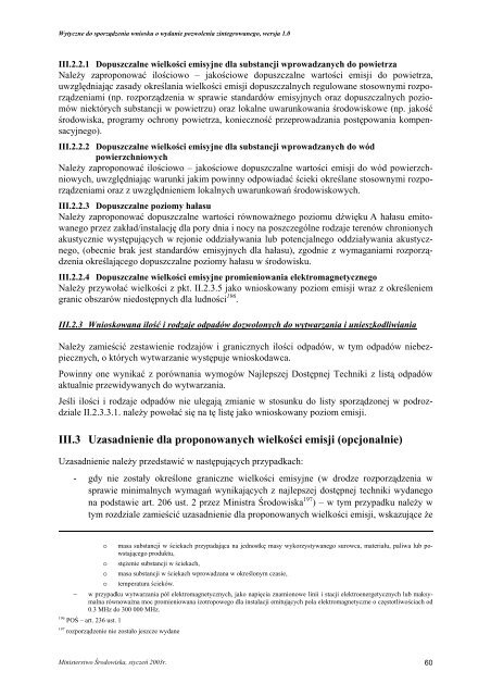 Pozwolenie zintegrowane - IPPC - Ministerstwo Ã…Âšrodowiska