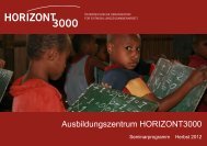 Ausbildungszentrum HORIZONT3000