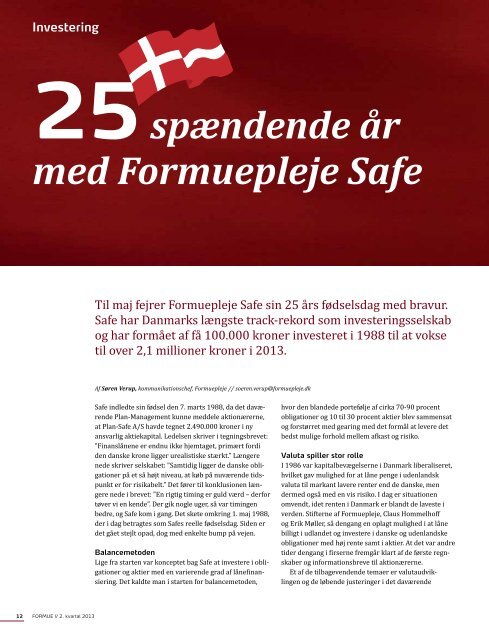 Magasinet FORMUE - Formuepleje