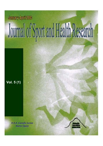 Vol. 5 (1) - Journal of Sport and Health Research