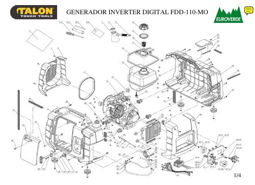 GENERADOR INVERTER DIGITAL FDD-110-MO