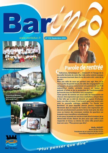 "Plus penser que dire" C - Bar-le-Duc