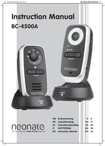 Instruction Manual BC-4500A - Neonate