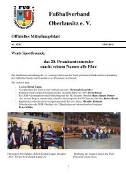 SR-Liste 10/11 - Fussballverband Oberlausitz