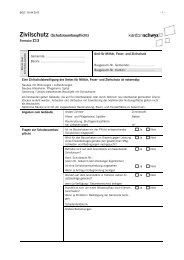 Zivilschutz (Schutzraumbaupflicht) - Ortsplanung