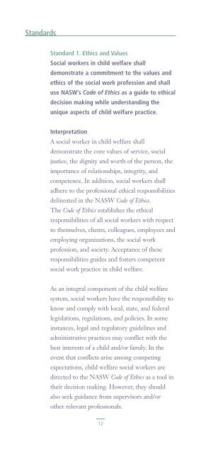 Child Welfare - National Association of Social Workers