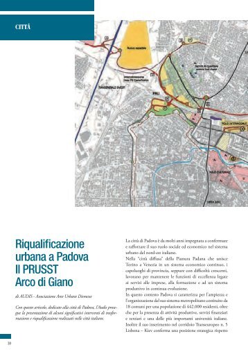 Riqualificazione urbana a Padova Il PRUSST Arco di Giano