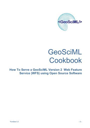 How To Serve a GeoSciML Version 2 Web Feature ... - OneGeology