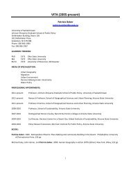 Download Patricia Gober's abridged CV. - Johnson-Shoyama ...