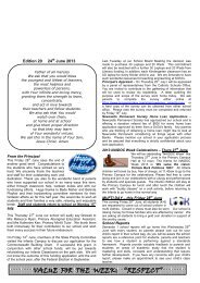 Newsletter Edition 20 2013 - St Edwards Primary School