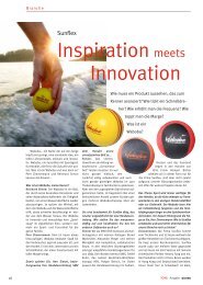 Inspiration meets Innovation - Sunflex Sport GmbH + Co. KG
