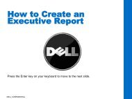 View Tutorial - Dell - ASAP Software