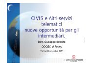 Civis e i servizi telematici: nuove opportunitÃ  per gli intermediari