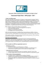 Document GPG voor gemeenten - Stichtingen Papier Recycling ...