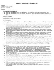 BOARD OF INVESTMENTS AGENDA 4-13-11 - LACERA