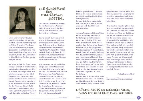 Unsere Kirche 2/2012 Mai bis Juni - Evangelische Kirchengemeinde ...