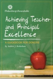 Teacher and Principal Excellence - The Chalkboard Project