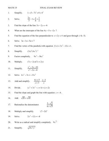 MATH 0110 Developmental Math Skills Review, 1 Credit, 3 hours ... MATH 0110 Developmental Math Skills Review, 1 Credit, 3 hours ...