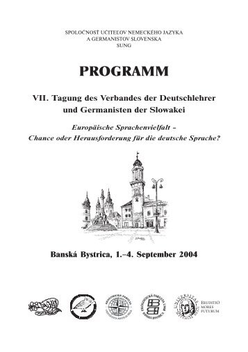 PROGRAMM - SUNG