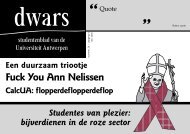 download PDF - dwars - Universiteit Antwerpen