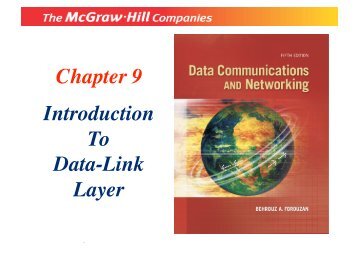 Chapter 9 Introduction To Data-Link Layer