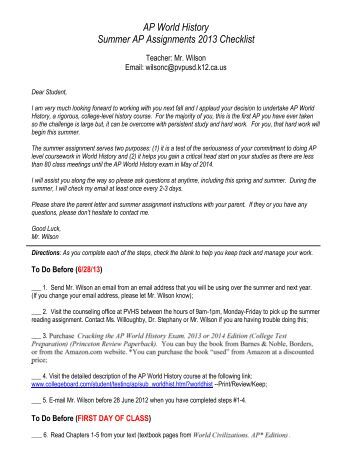 Ap european history homework help