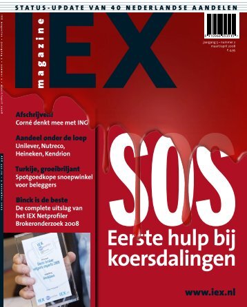 SOSEerste hulp bij koersdalingen - Iex