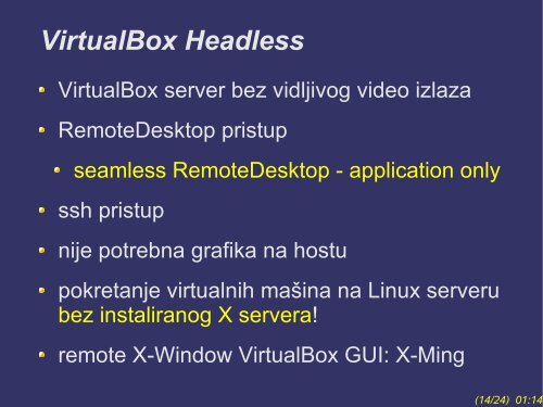 Primjeri primjene VirtualBoxa - HrOUG