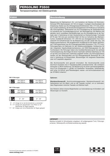 Pergolino P3500 - Stobag