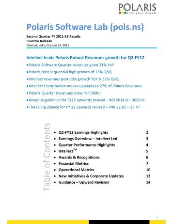 Polaris Software Lab (pols.ns) - Polaris Financial Technology Limited