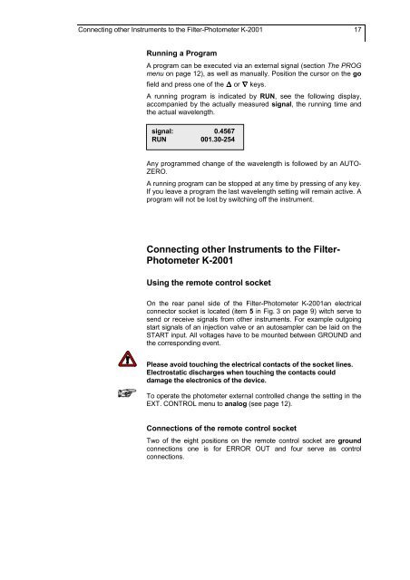 WellChrom Filter-Photometer K-2001 Filterphotometer K-2001 ...