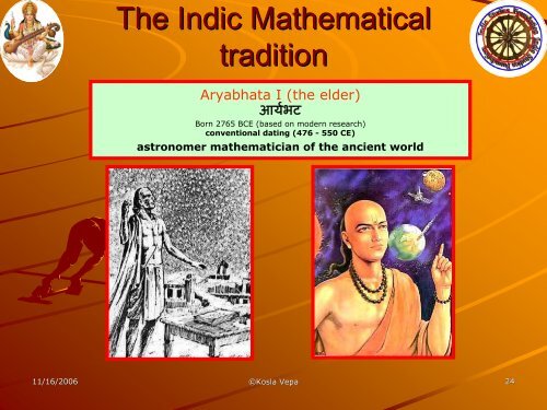 The Indic Mathematical tradition - Indic Studies Foundation