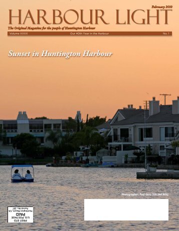 Sunset in Huntington Harbour - Harbour Light Magazine