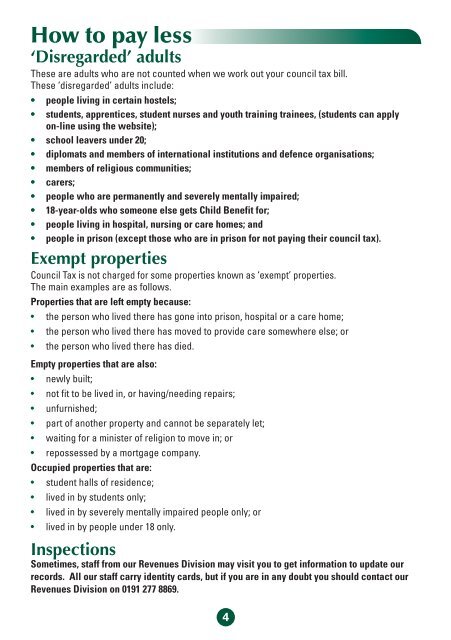 Council Tax - Newcastle City Council