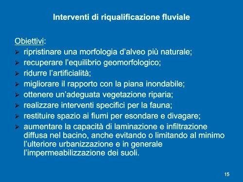 Il piano di Tutela delle Acque - Ordine dei Geologi Regione del Veneto