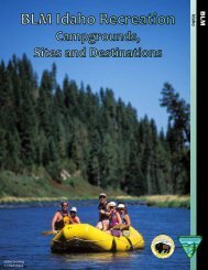 BLM Idaho Recreation Summary - Bureau of Land Management