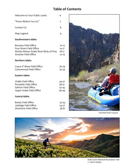 BLM Idaho Recreation Summary - Bureau of Land Management