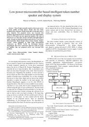 Low power microcontroller based intelligent token number ... - IJET