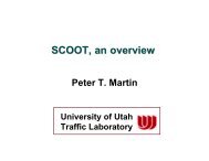 SCOOT, an overview - Traffic Signal Systems Committee